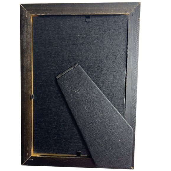 Set Of 3 Black Picture Frames 5x7 8x10 & 4x6 Wood-Look Plastic Tabletop/Wall - Picture 8 of 8